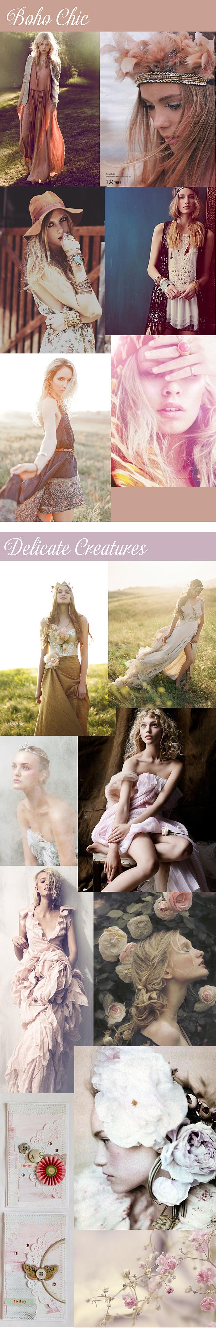 WATERCOLOUR Boho Chic / Delicate Creatures - image 5 - student project