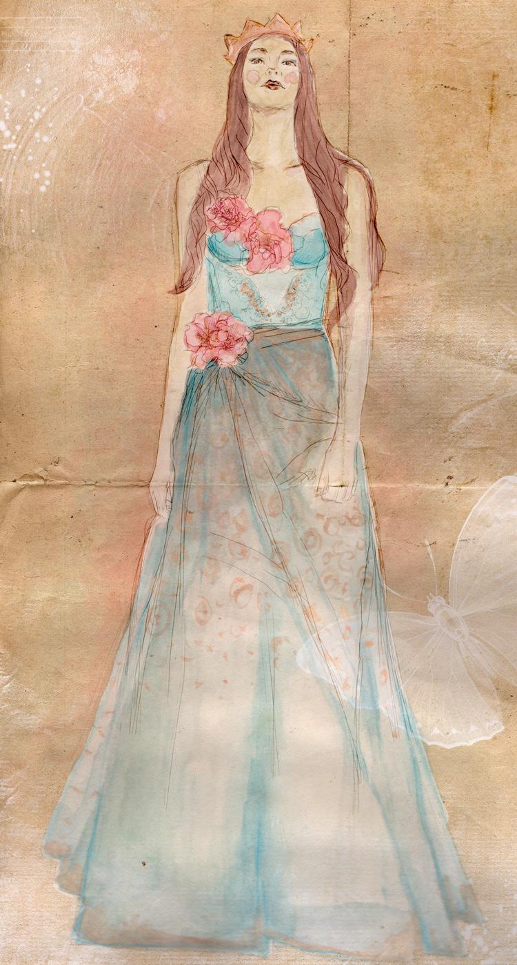 WATERCOLOUR Boho Chic / Delicate Creatures - image 1 - student project