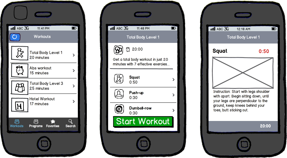 Simple Efficient Workout Trainer - image 1 - student project
