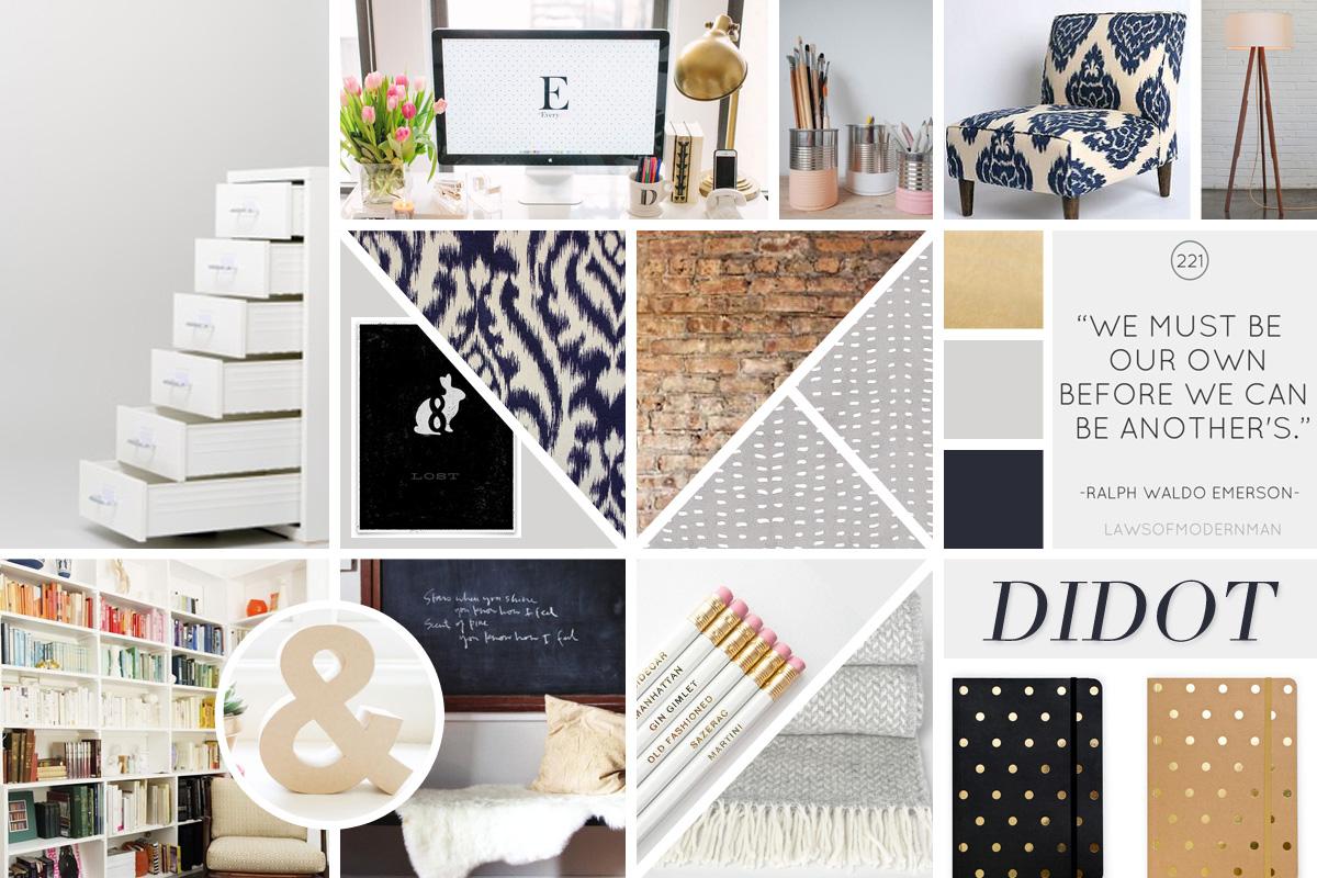 Home Office Mood Board - image 1 - student project