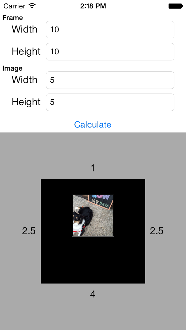 Mat Border Calculator App Skillshare Student Project