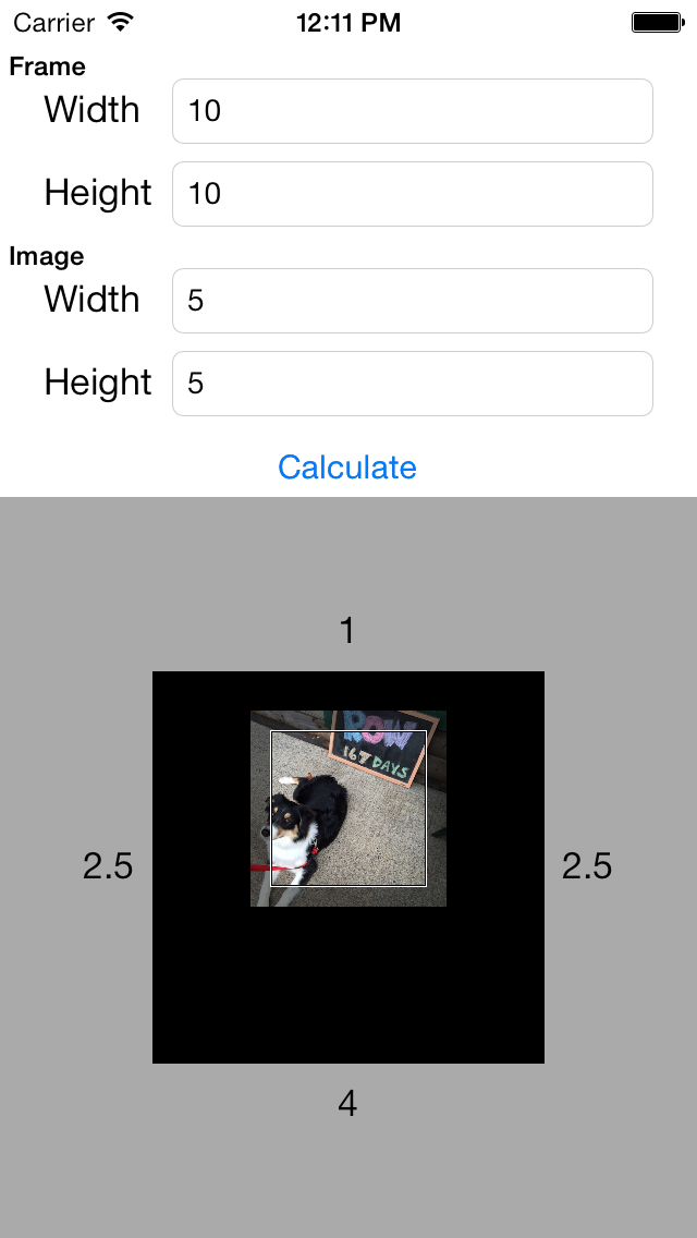 Mat Border Calculator App Skillshare Student Project