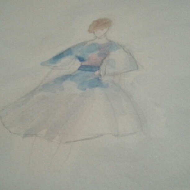 WATERCOLOUR: PAPERfashion - image 1 - student project