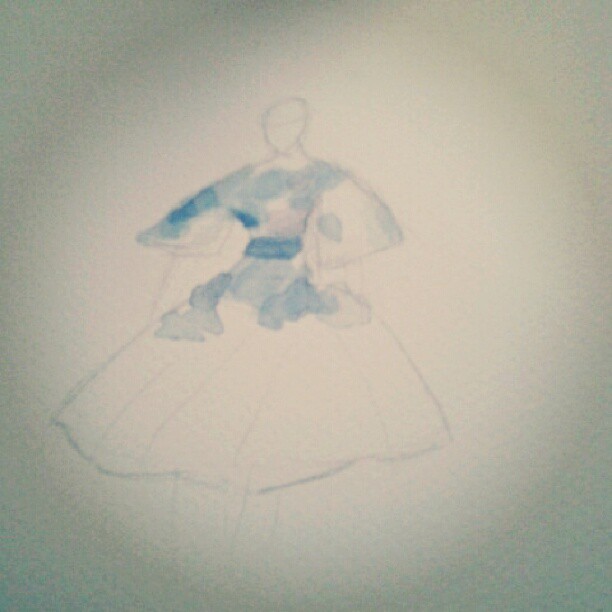 WATERCOLOUR: PAPERfashion - image 4 - student project