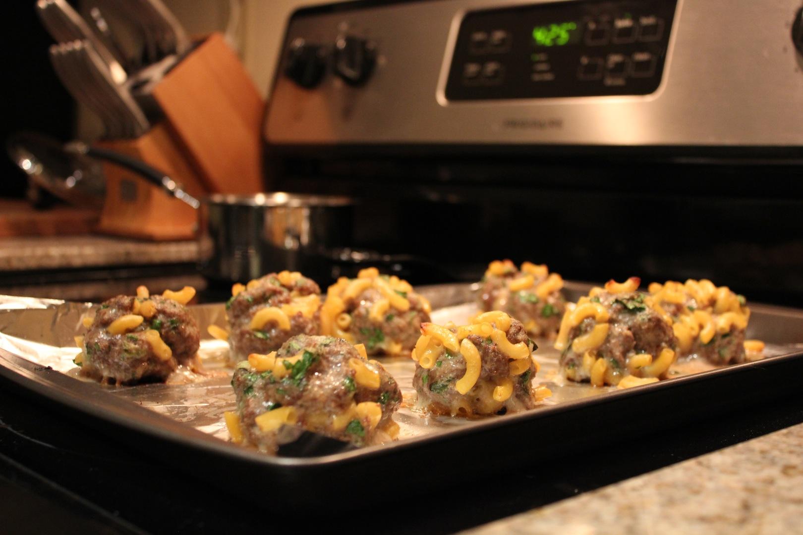 Mac & Cheese Meatballs - image 4 - student project