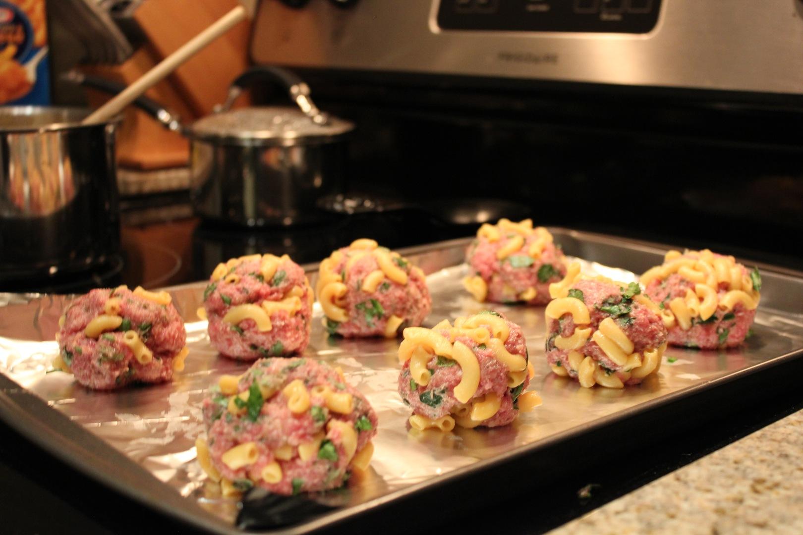 Mac & Cheese Meatballs - image 3 - student project