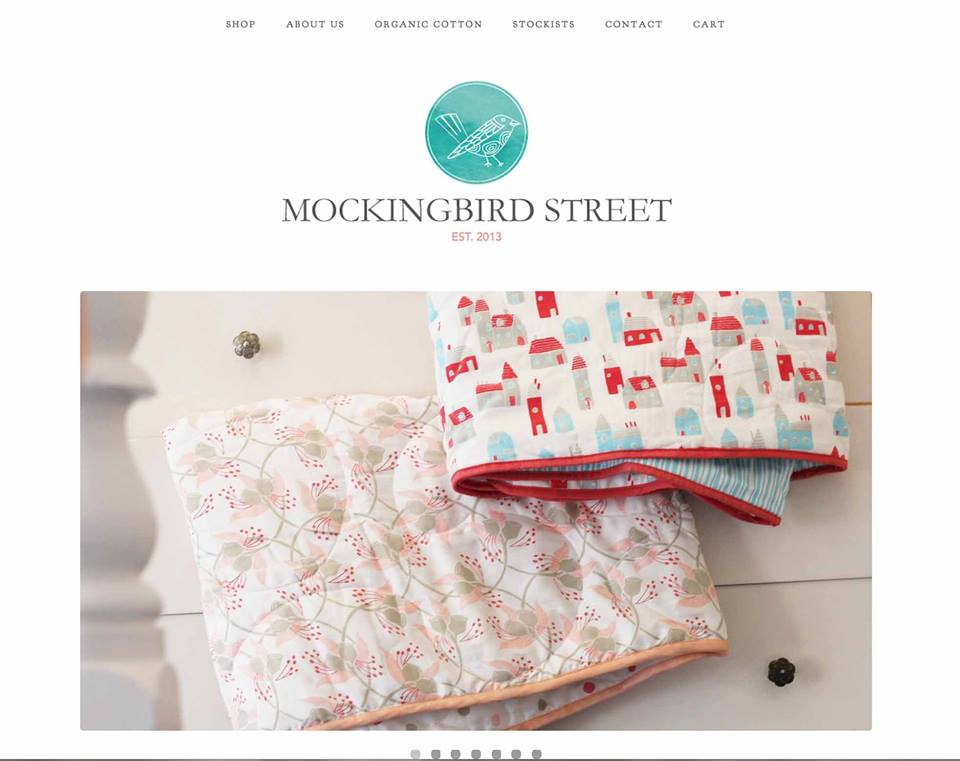 Mockingbird Street - organic baby bedding - image 1 - student project
