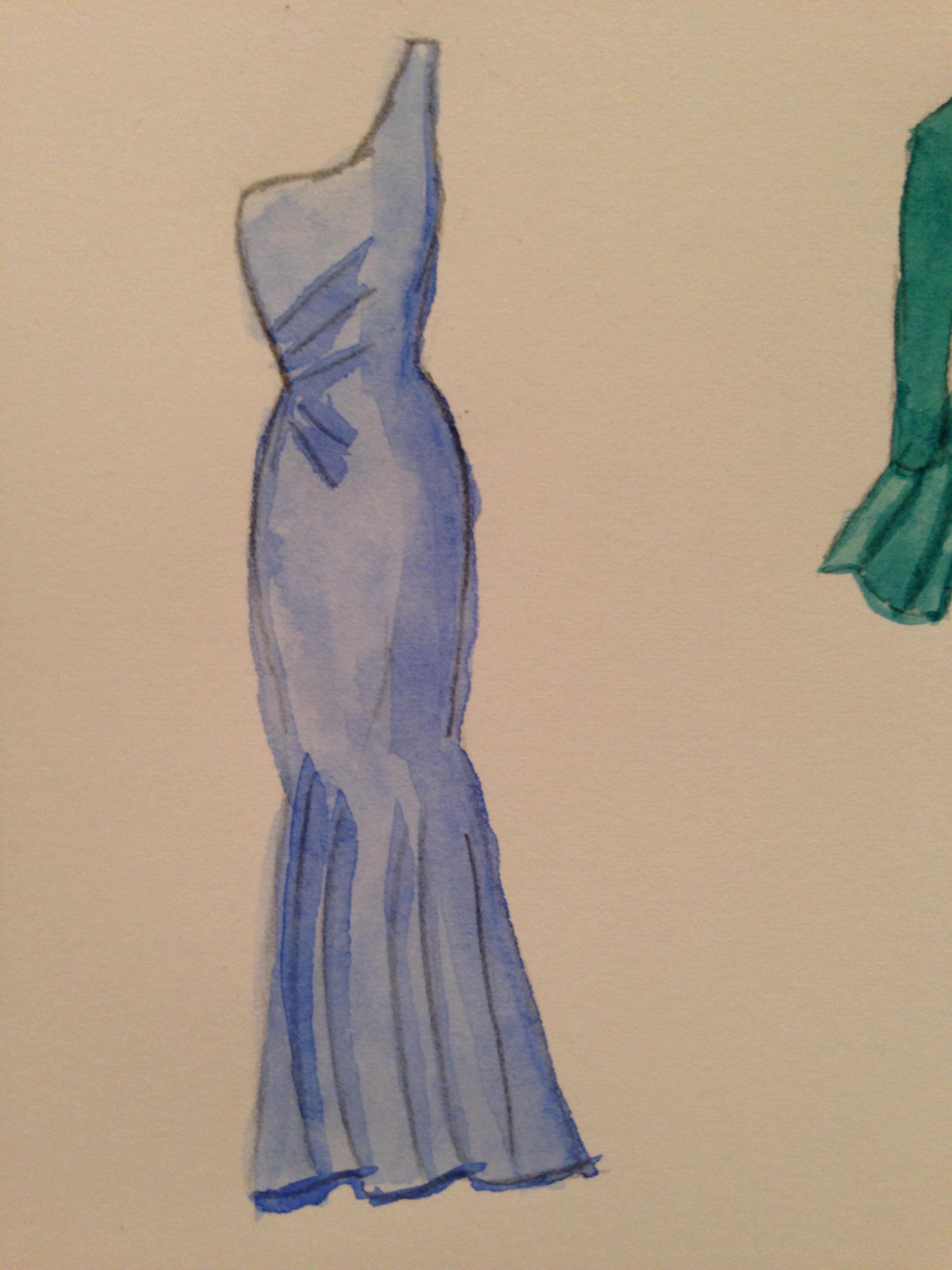 WATERCOLOR -- Dresses that Inspire - image 5 - student project