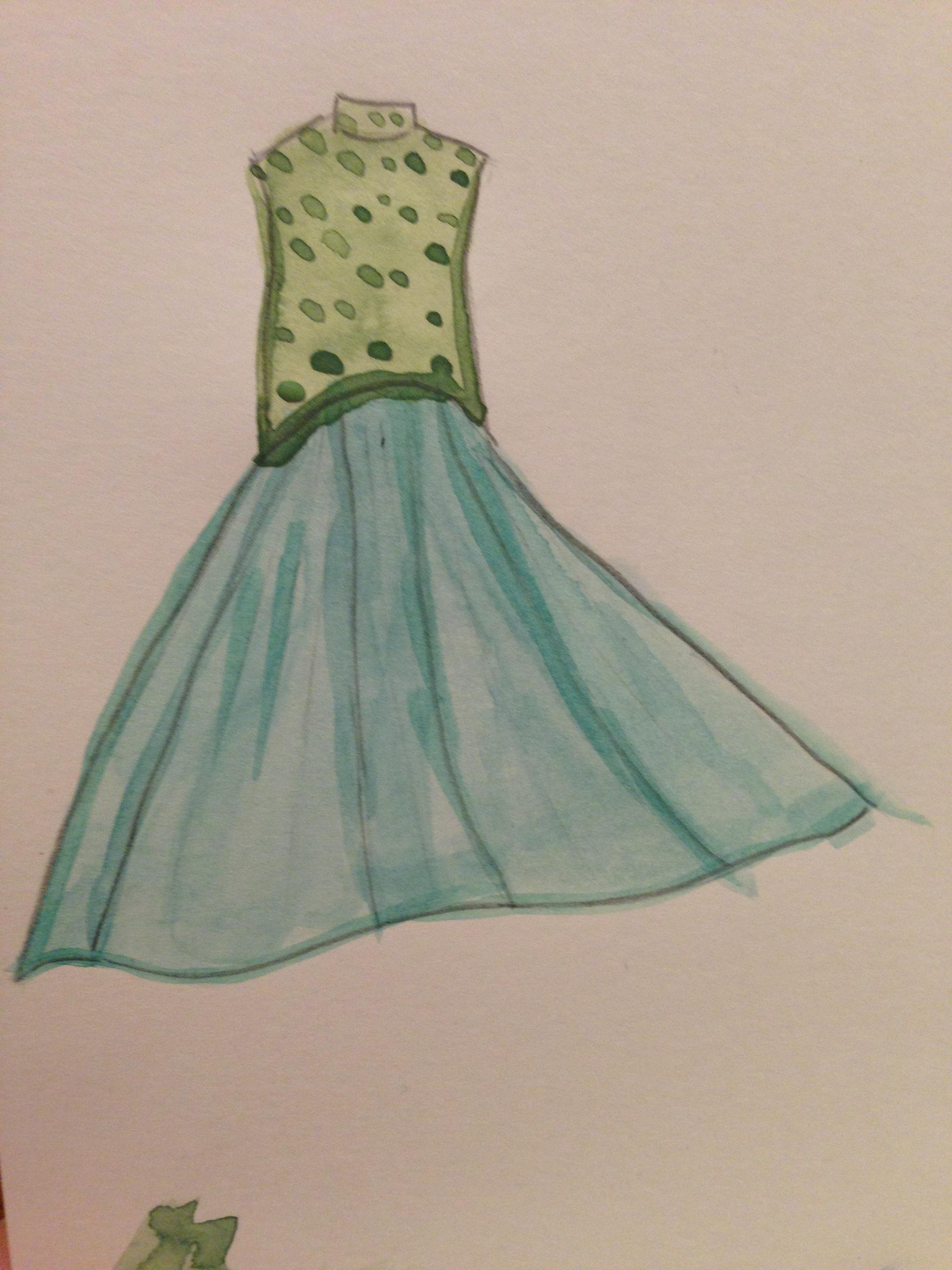 WATERCOLOR -- Dresses that Inspire - image 3 - student project