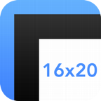Mat Border Calculator for iPhone - image 1 - student project