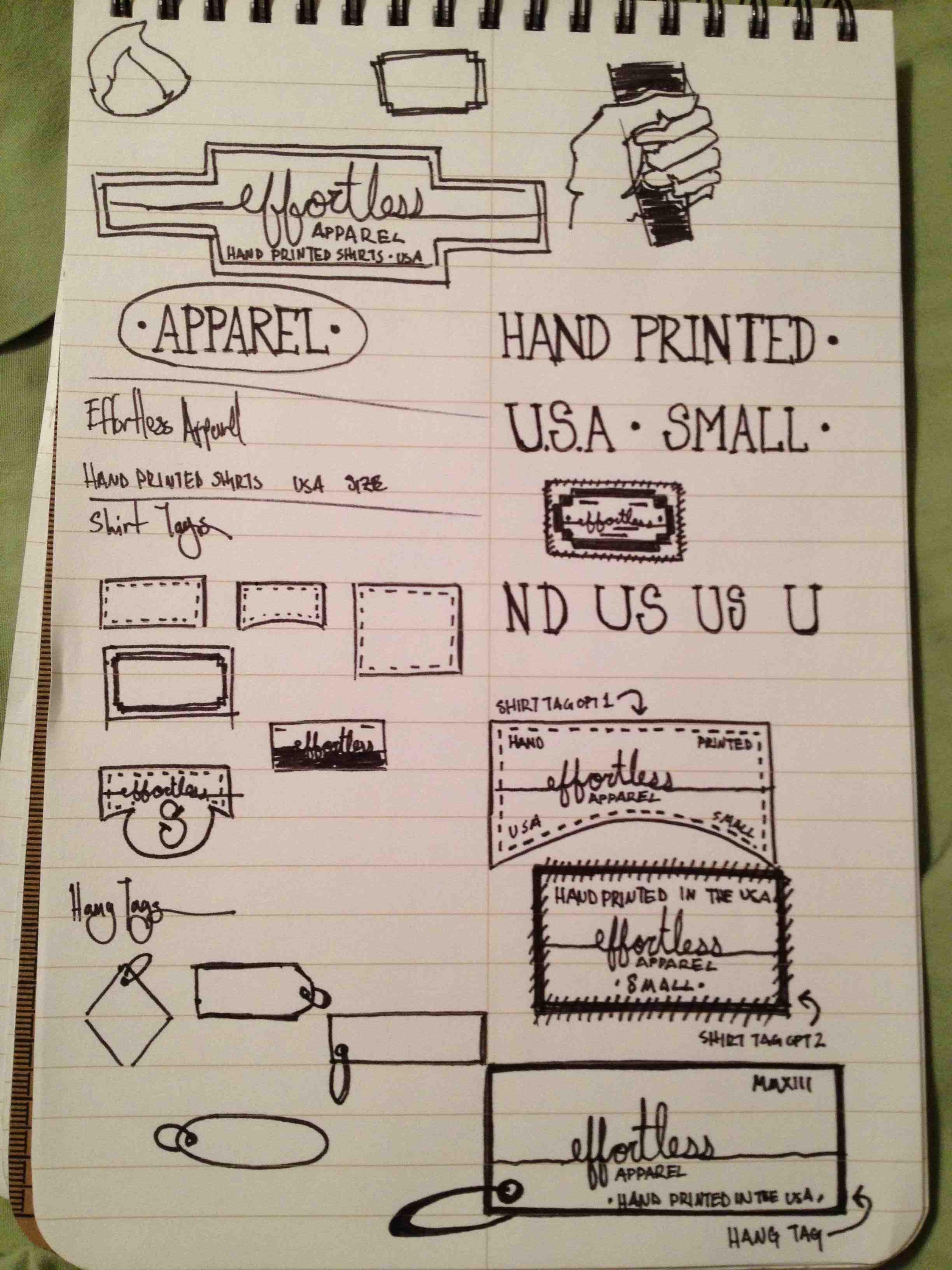 effortless apparel Clothing Tag - image 4 - student project