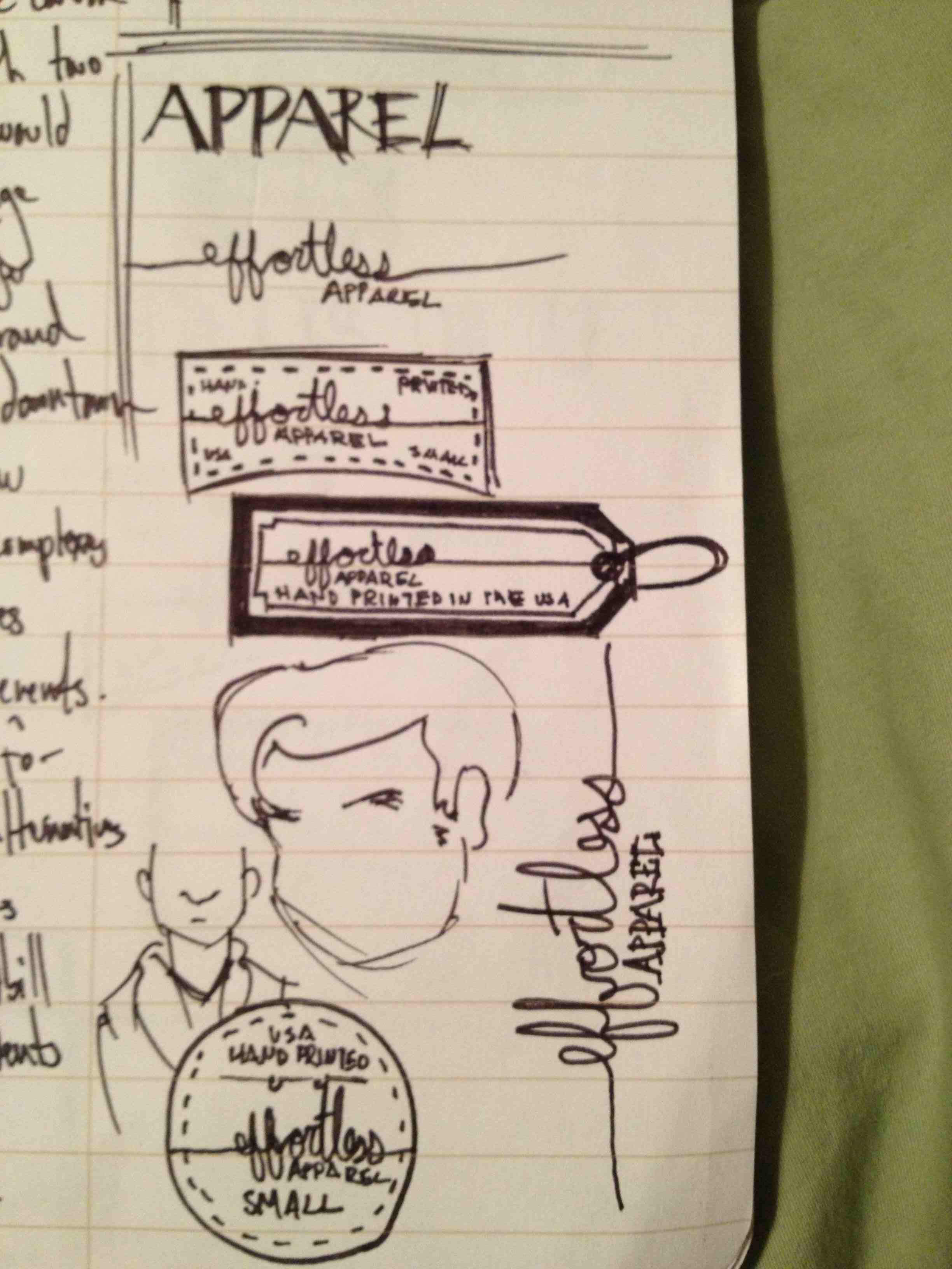 effortless apparel Clothing Tag - image 3 - student project