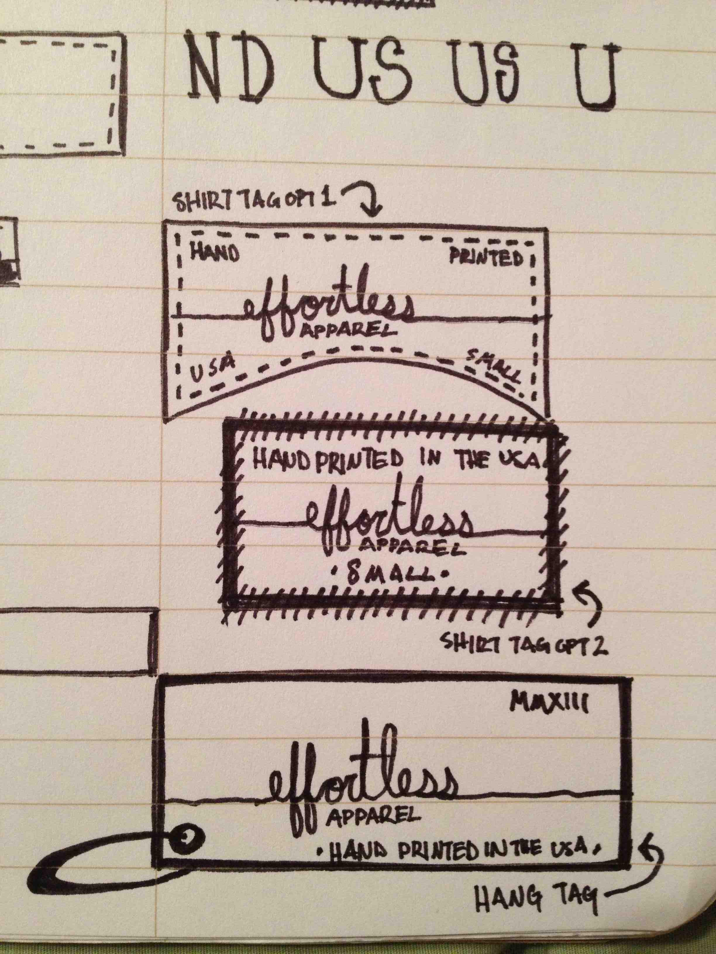 effortless apparel Clothing Tag - image 5 - student project
