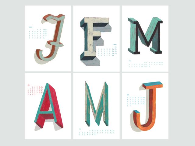 Calendar for letter lovers - image 5 - student project
