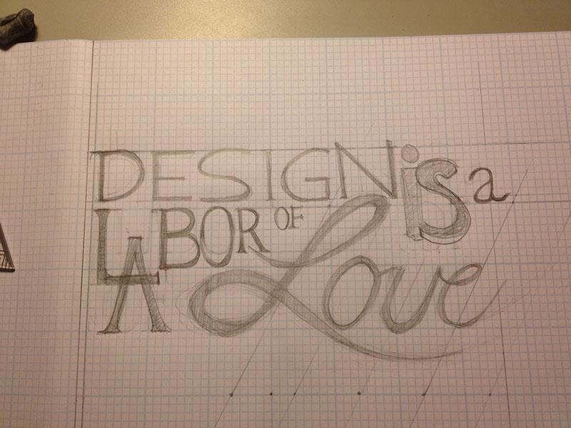 Phase 1 - the beginning. I wanted to start off a phrase using two personality styles for contrast and cohesiveness. - image 6 - student project