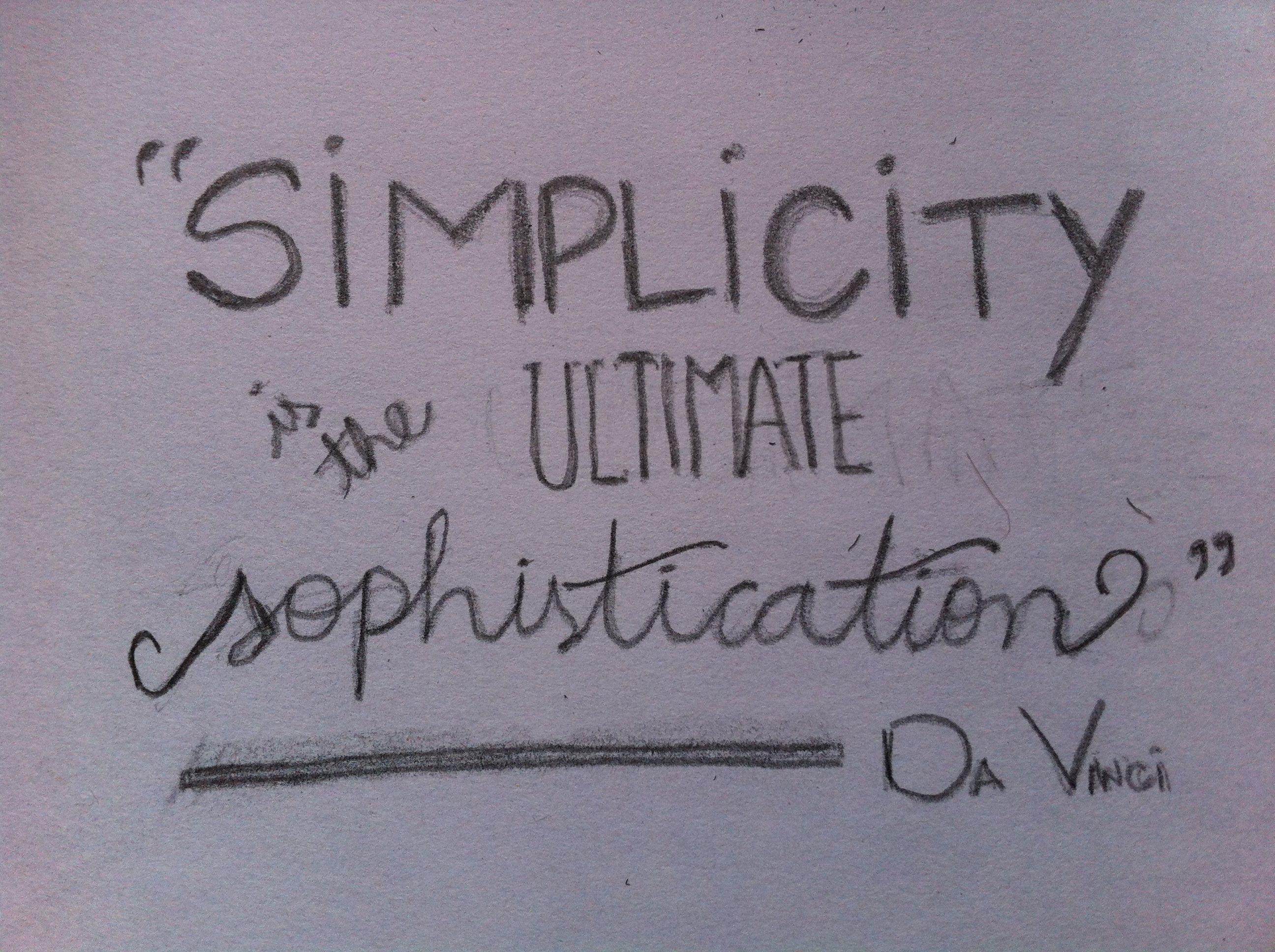 Simplicity + Kindness - image 2 - student project