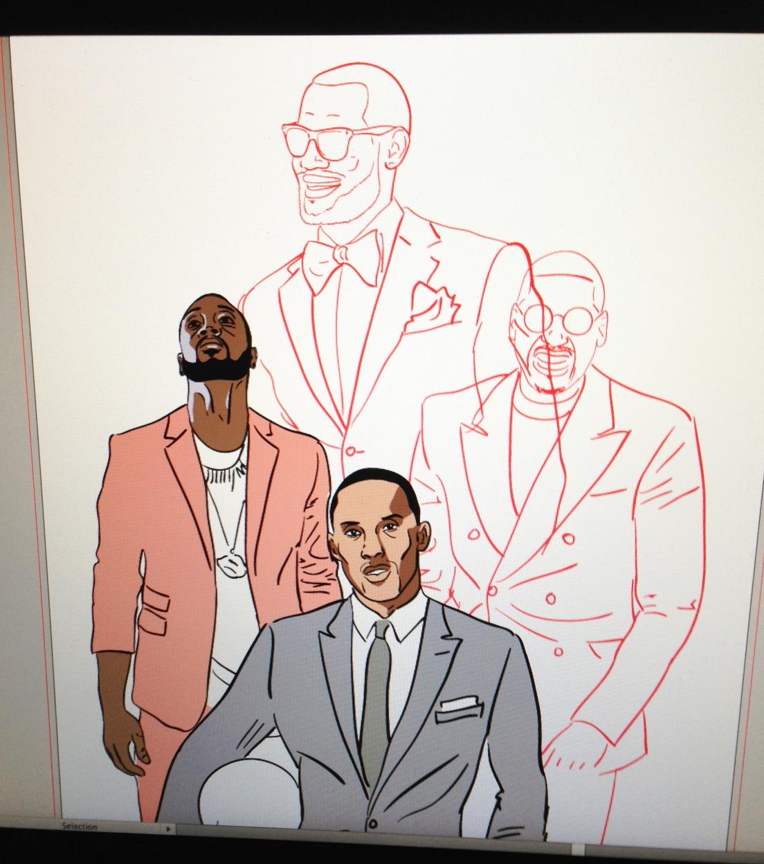 NBA All-Stars Fashion Poster - image 6 - student project