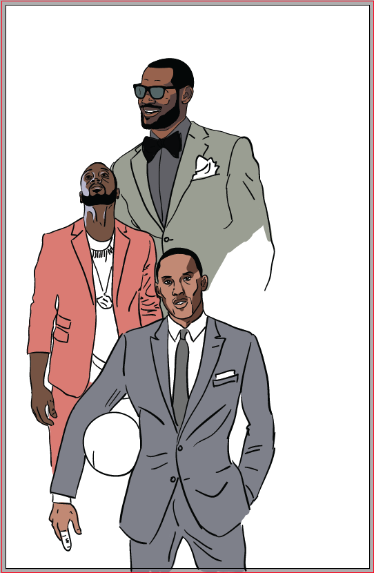 NBA All-Stars Fashion Poster - image 5 - student project
