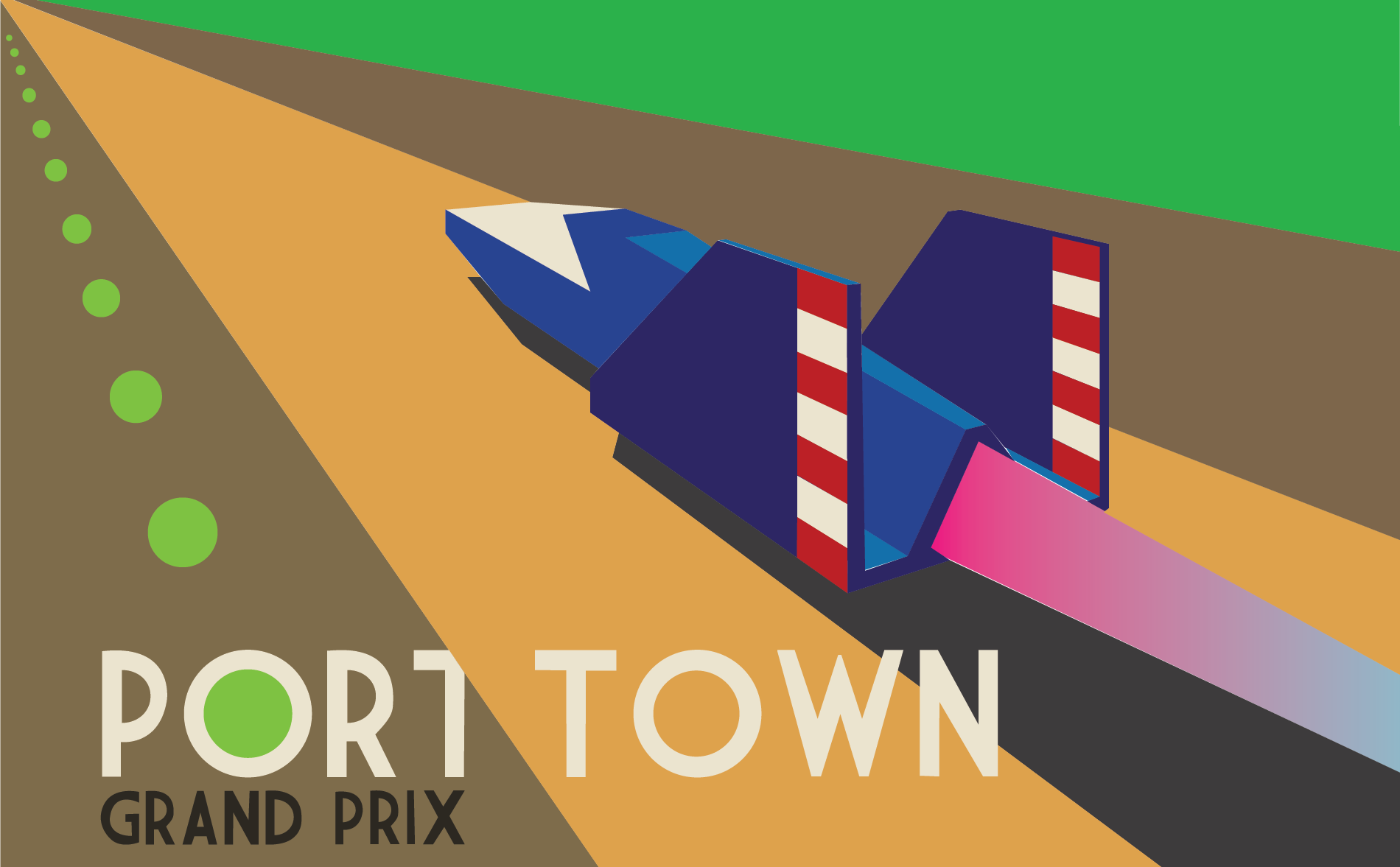 IGN F-Zero Blue Falcon Poster - image 1 - student project