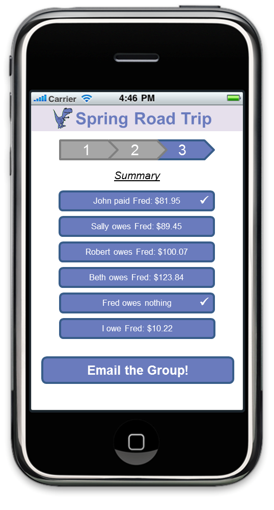 Rex - the expense reconciliation app! - image 4 - student project