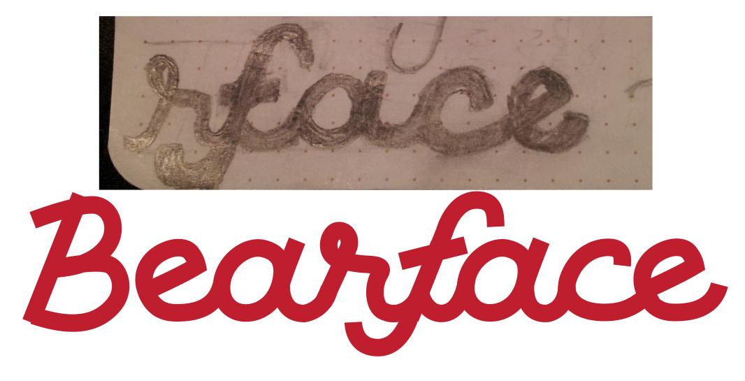 Bearface - Lettering - image 13 - student project