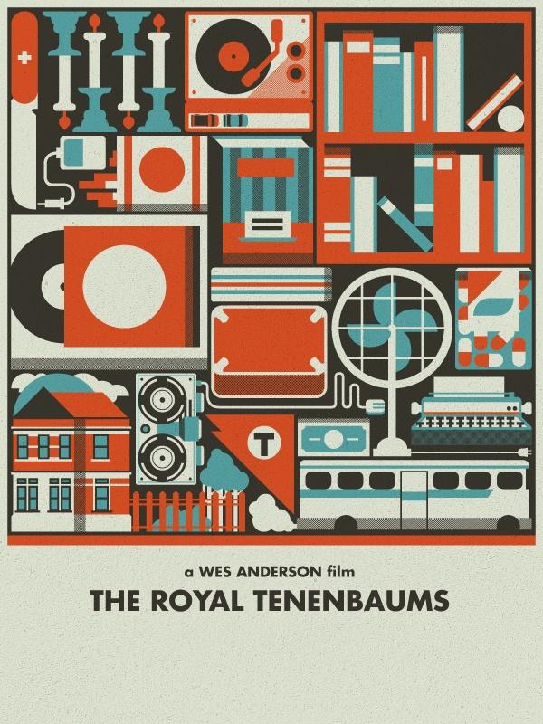 Royal Tenenbaums Movie Poster - image 1 - student project