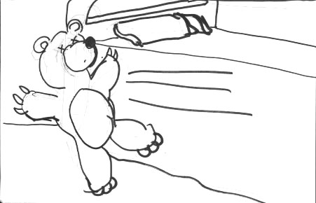 Connor and Niamh and Storyboard Sequence (Teddy Bear War) - image 3 - student project