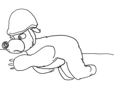 Connor and Niamh and Storyboard Sequence (Teddy Bear War) - image 7 - student project