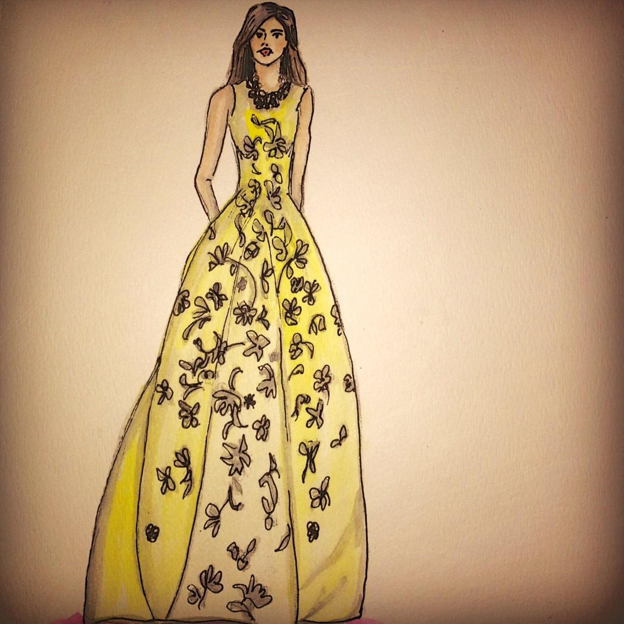 FINAL ~ EMBELLISHED ~ WATERCOLOR ~ SKETCHES ~ Feminine Ways - image 18 - student project