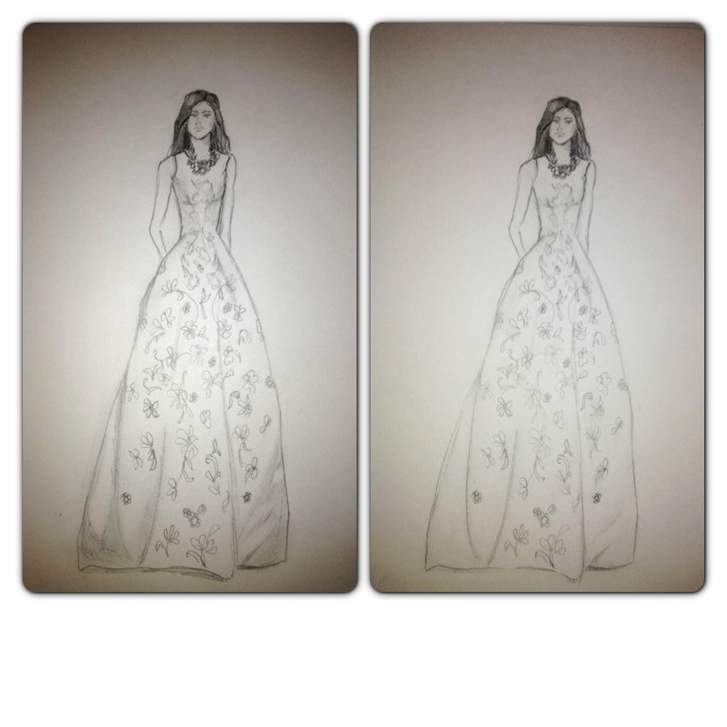 FINAL ~ EMBELLISHED ~ WATERCOLOR ~ SKETCHES ~ Feminine Ways - image 17 - student project