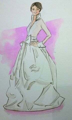 FINAL ~ EMBELLISHED ~ WATERCOLOR ~ SKETCHES ~ Feminine Ways - image 4 - student project
