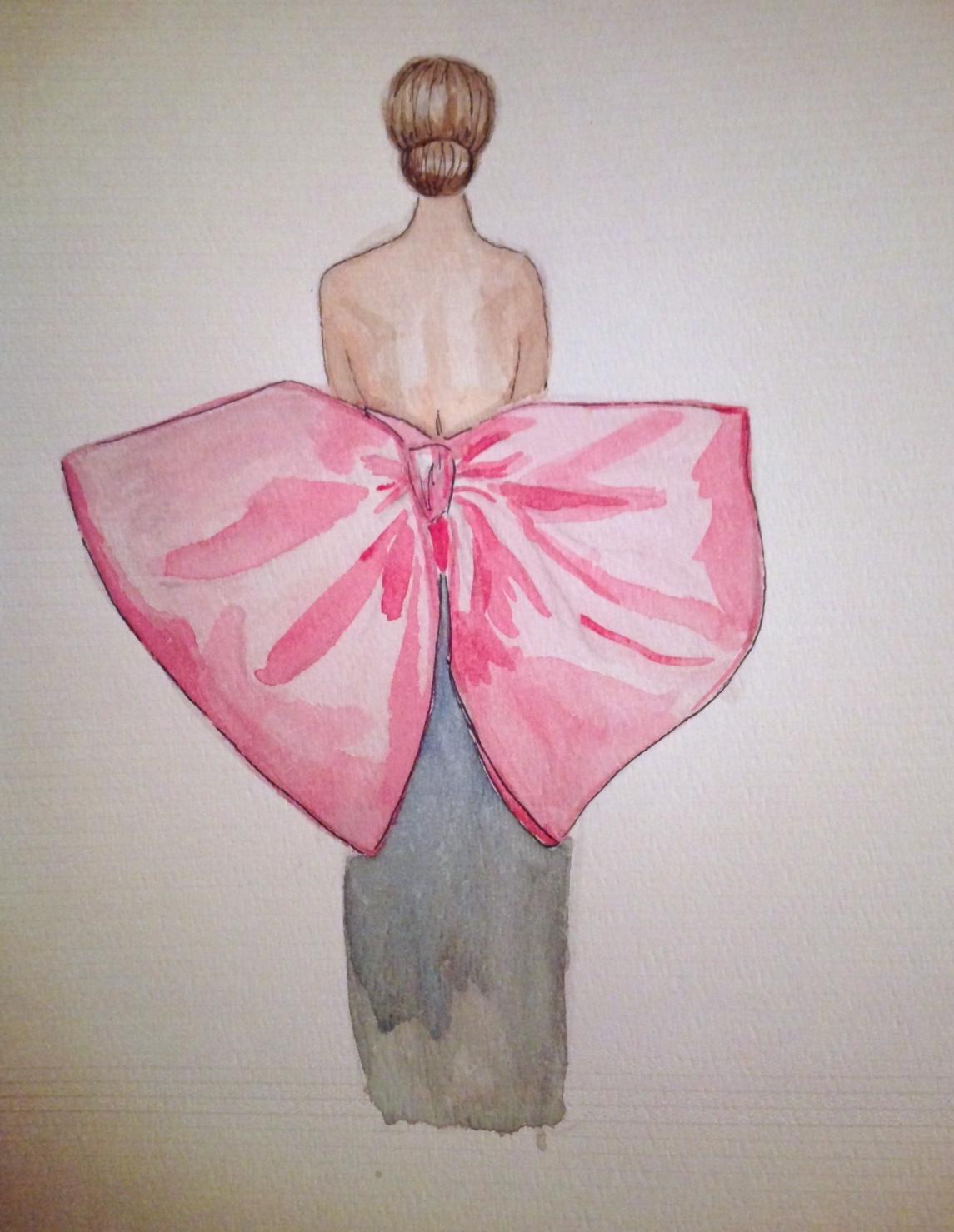 FINAL ~ EMBELLISHED ~ WATERCOLOR ~ SKETCHES ~ Feminine Ways - image 7 - student project