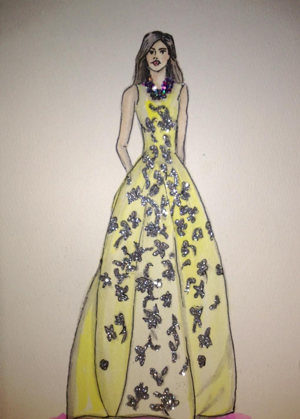 FINAL ~ EMBELLISHED ~ WATERCOLOR ~ SKETCHES ~ Feminine Ways - image 19 - student project