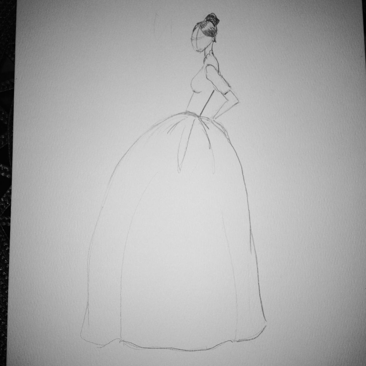FINAL ~ EMBELLISHED ~ WATERCOLOR ~ SKETCHES ~ Feminine Ways - image 13 - student project