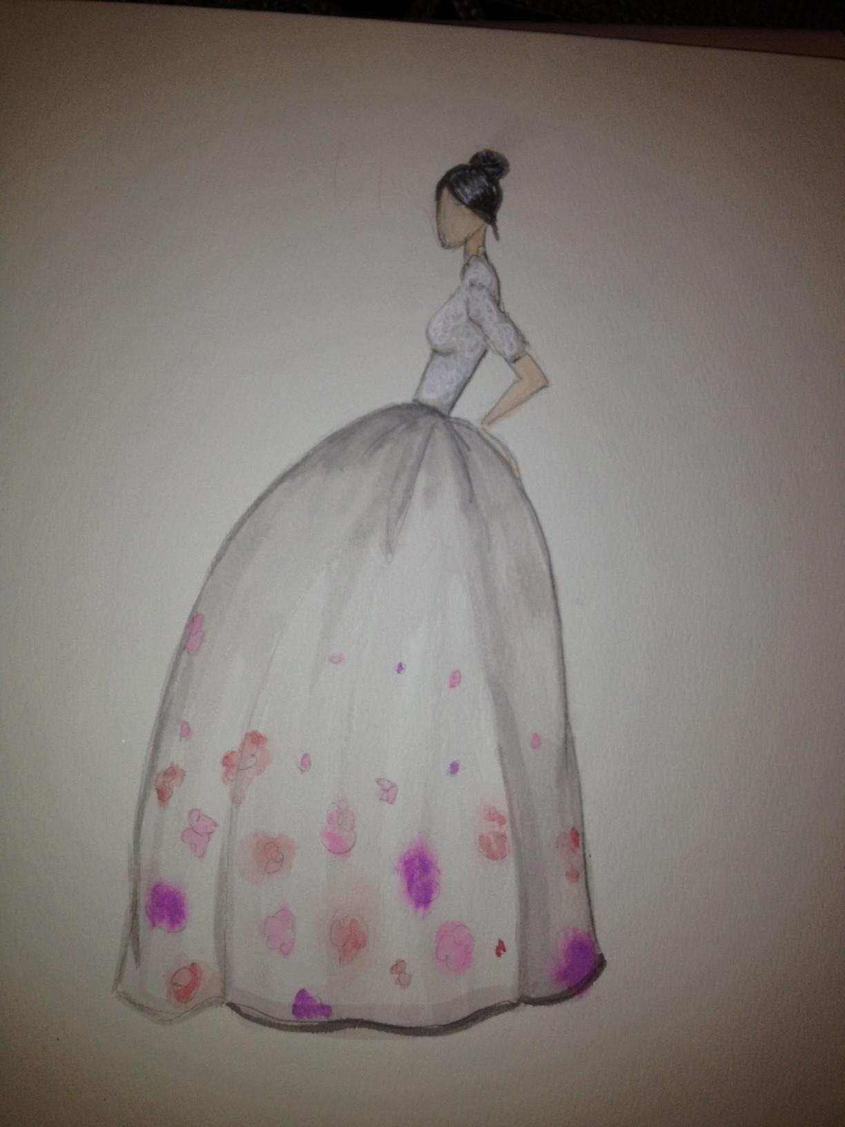 FINAL ~ EMBELLISHED ~ WATERCOLOR ~ SKETCHES ~ Feminine Ways - image 14 - student project