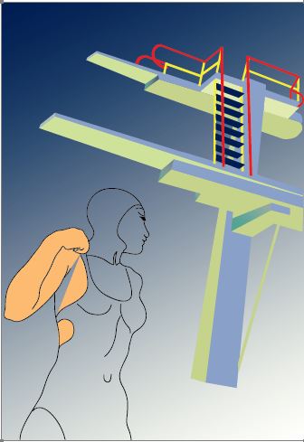 Illuminated pool - image 2 - student project