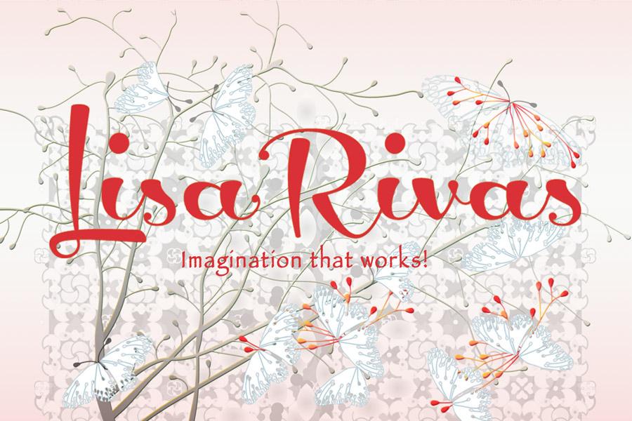A branding label for Lisa Rivas - image 7 - student project
