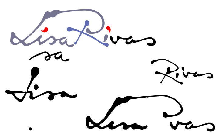 A branding label for Lisa Rivas - image 5 - student project