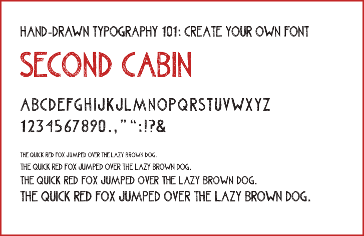 Hand-Drawn Typography - image 2 - student project