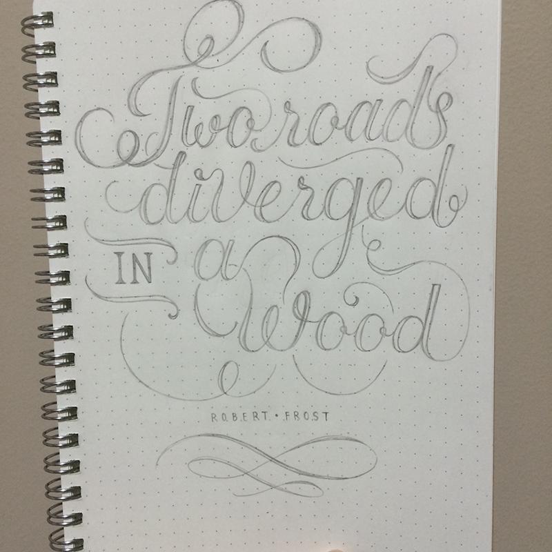 The Road Not Taken - Robert Frost - image 1 - student project