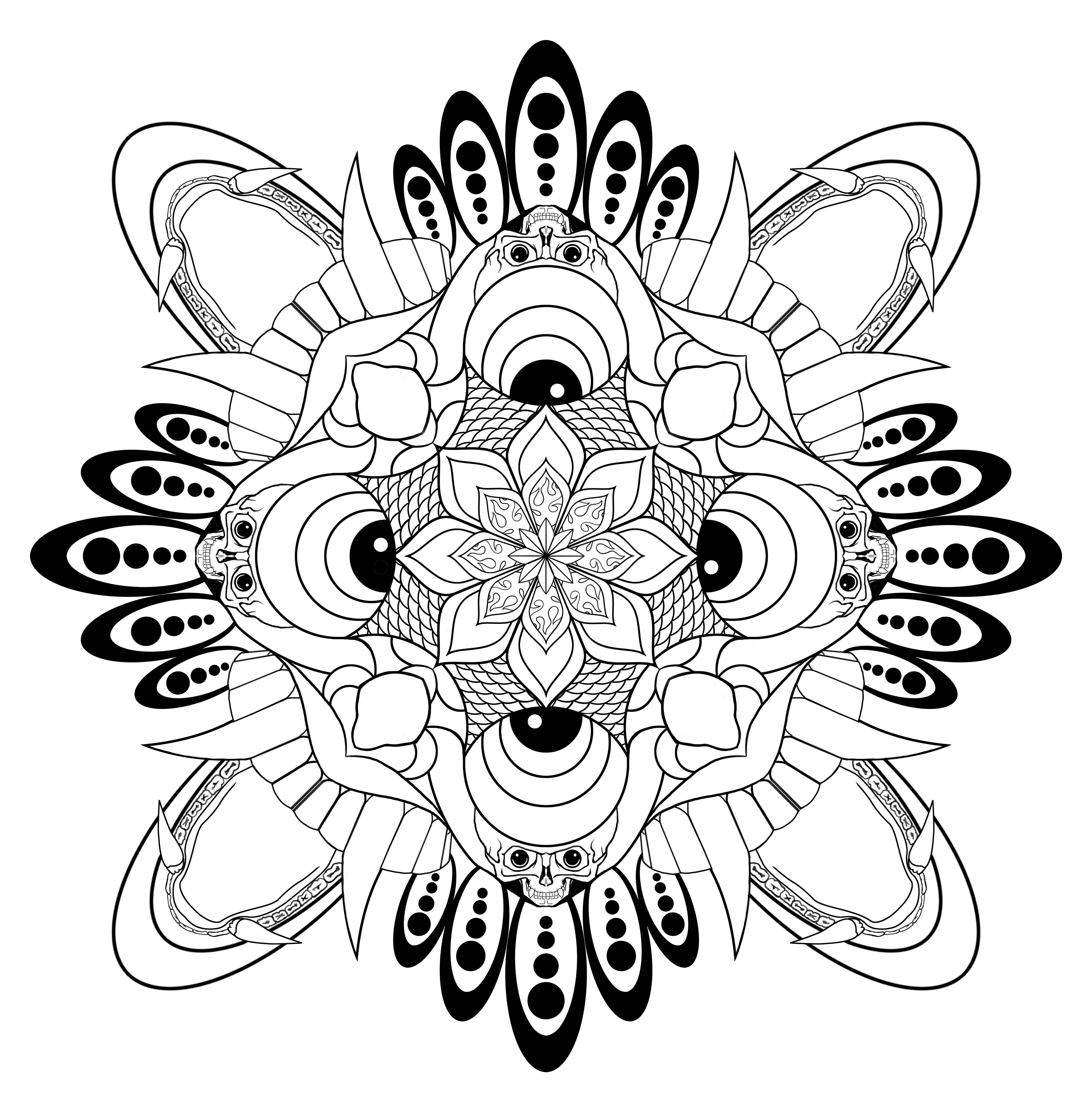 Tibetan style Mandala - image 3 - student project