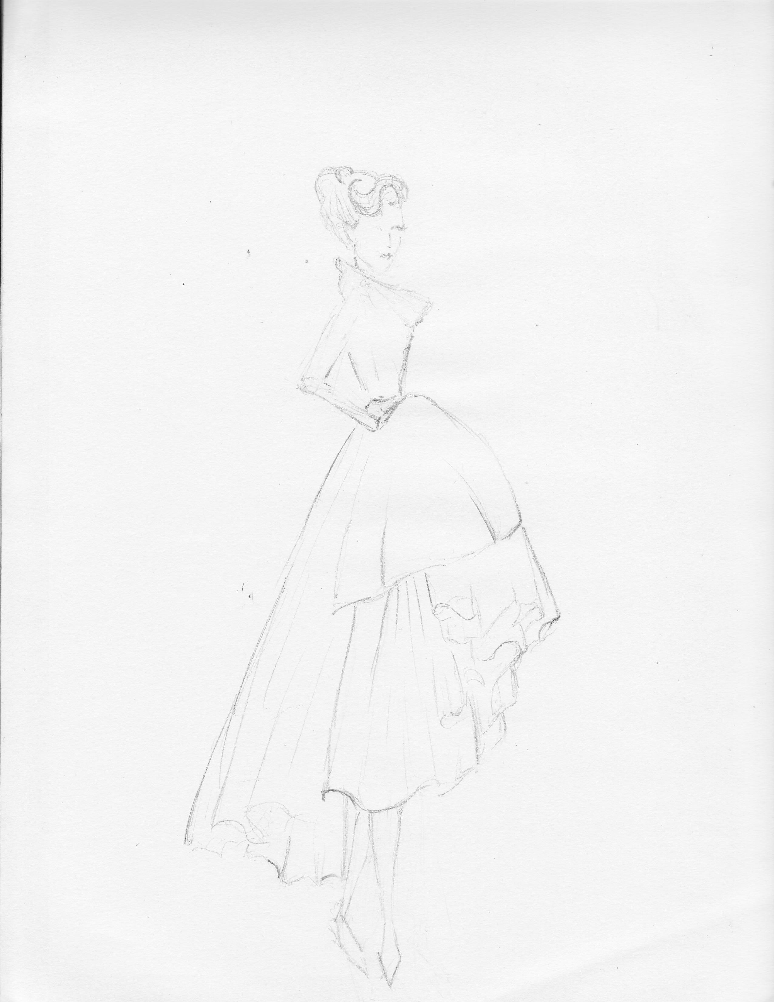 WATERCOLOR: Vintage Glamour - image 4 - student project