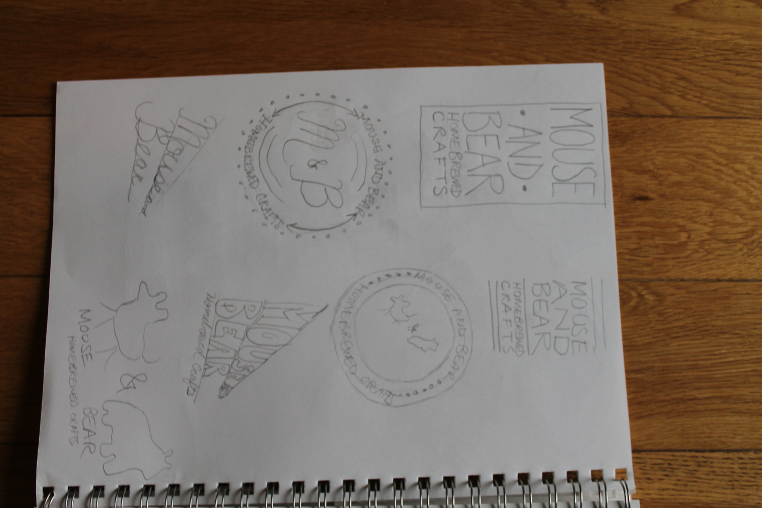 Logos for Mouse and Bear Homebrewed Crafts - image 6 - student project