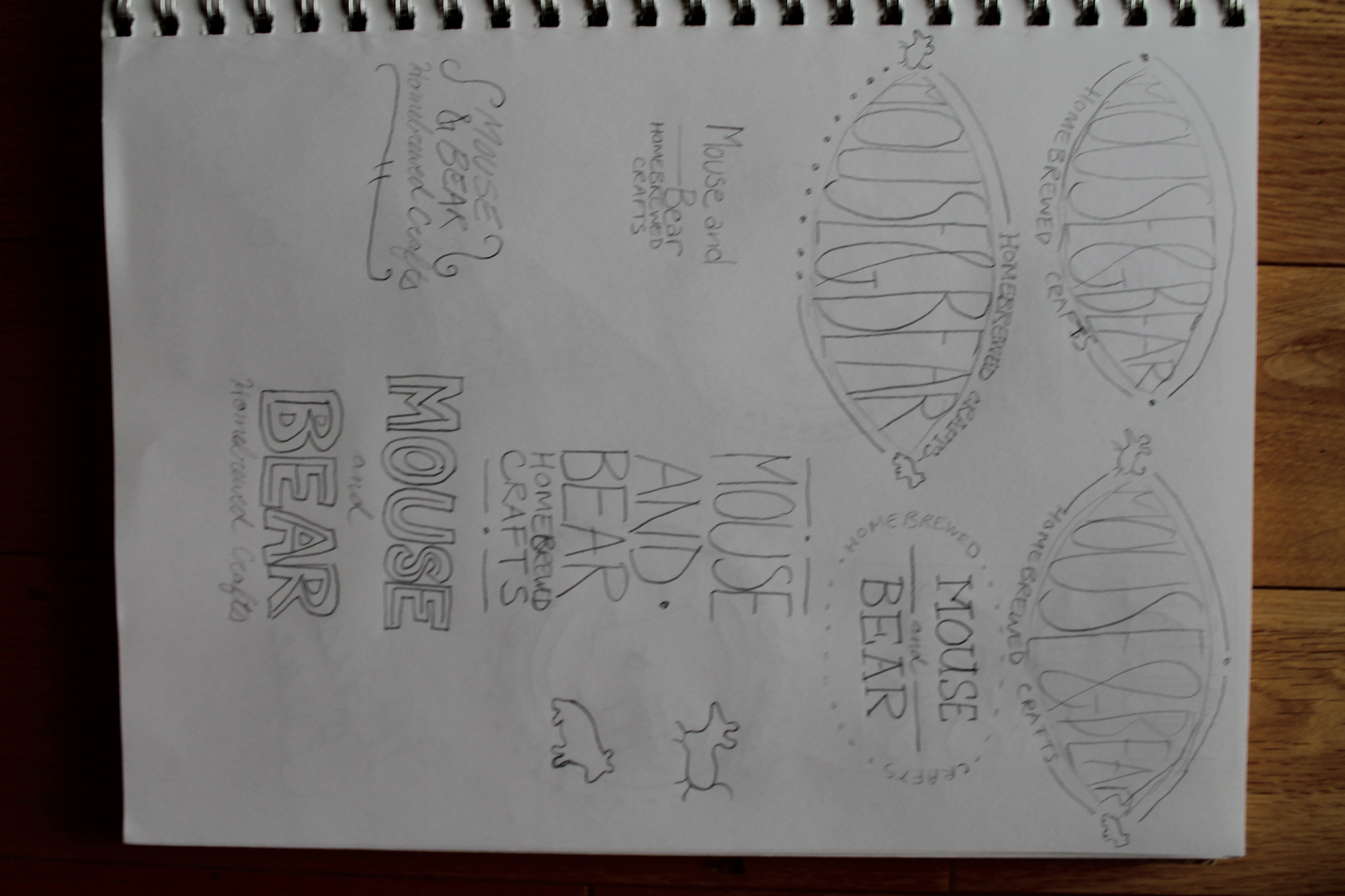 Logos for Mouse and Bear Homebrewed Crafts - image 5 - student project