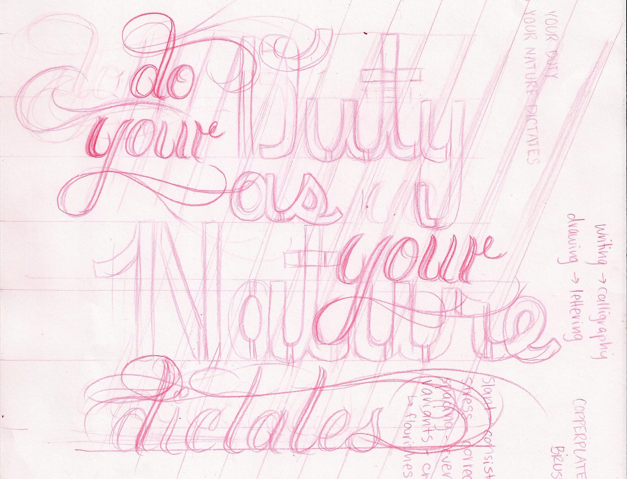 DO YOUR DUTY AS YOUR NATURE DICTATES. - image 1 - student project