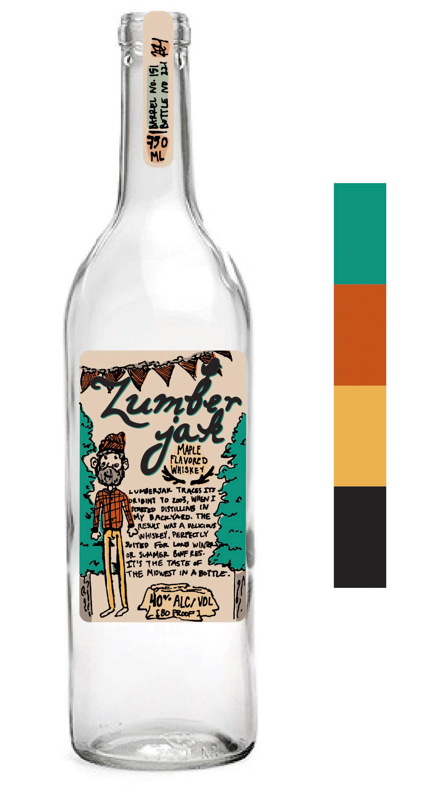 Lumberjack Inspired Whiskey Skillshare Student Project