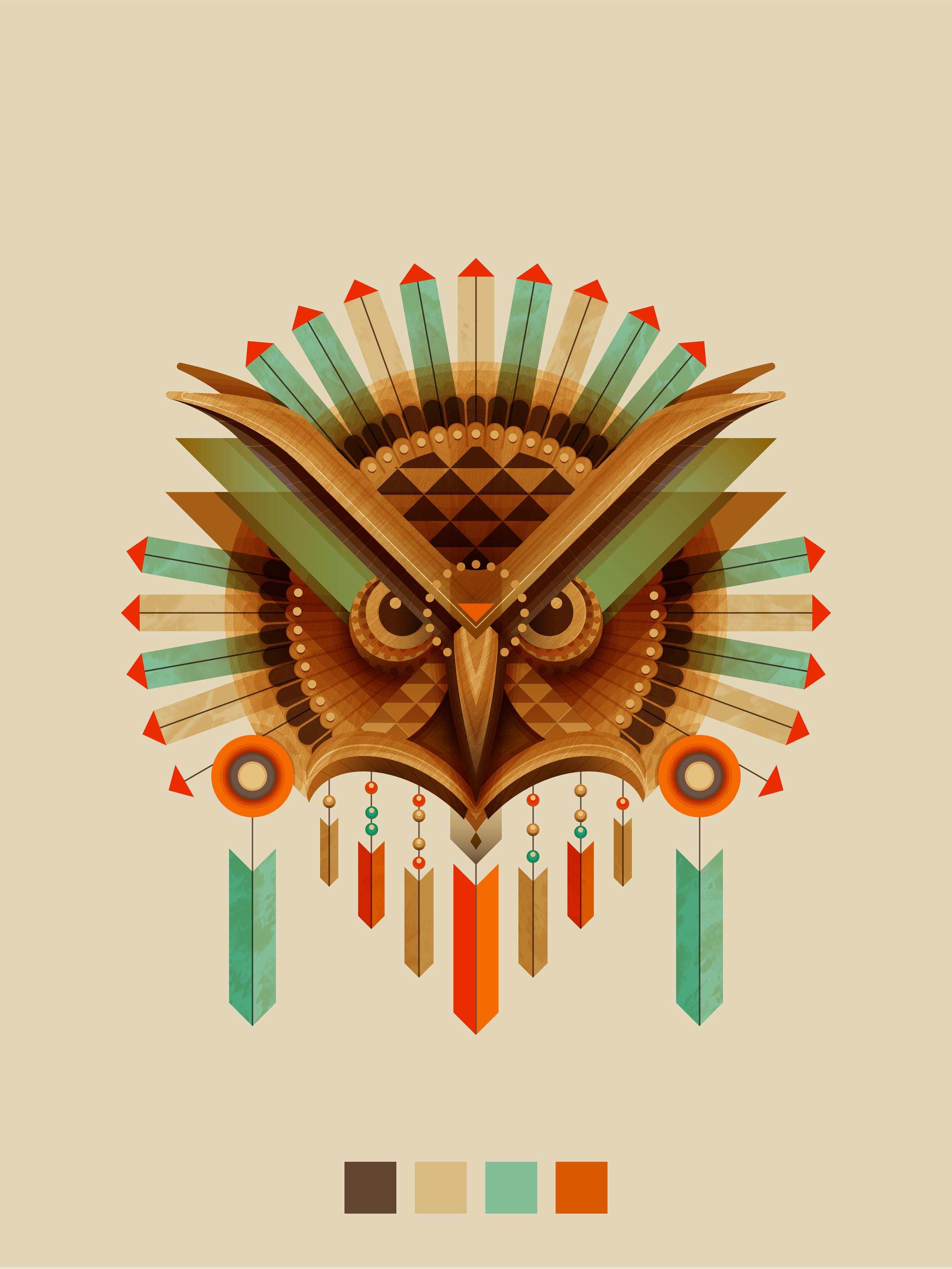 Geometric Owl - image 1 - student project