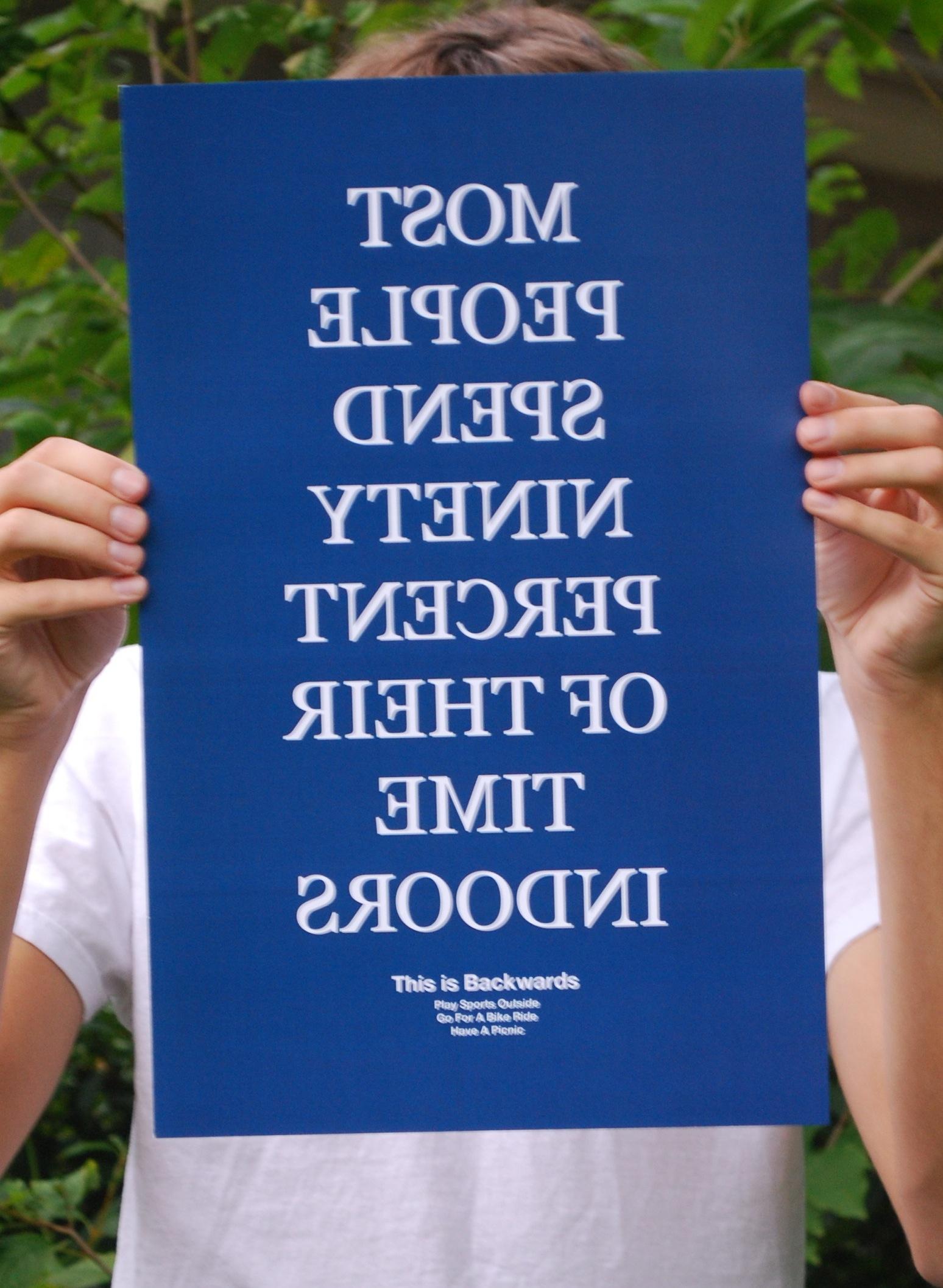 Backwards Poster Series - image 1 - student project