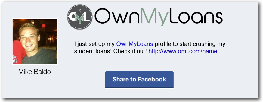 OwnMyLoans- Cooperative, rewarding, student loan repayment - image 2 - student project