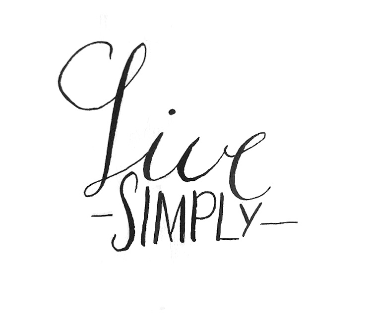 Live Simply | Skillshare Student Project